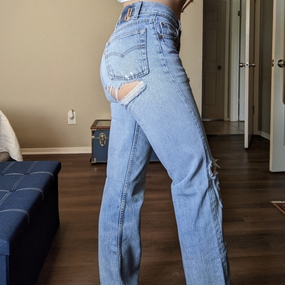 Levi's Denim - Levi's Vintage 501 Butt Rip Jeans